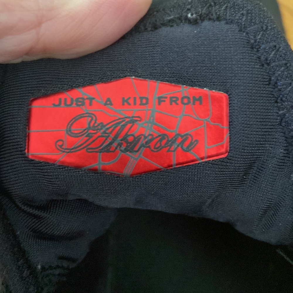 Nike Lebron Kids 14 Bred Mid Top GUC Sneakers - Picture 8 of 16